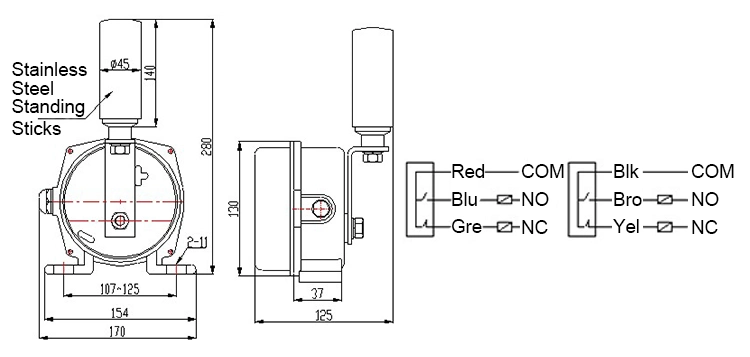 Exktp1 Explosion Proof Run-off Switch