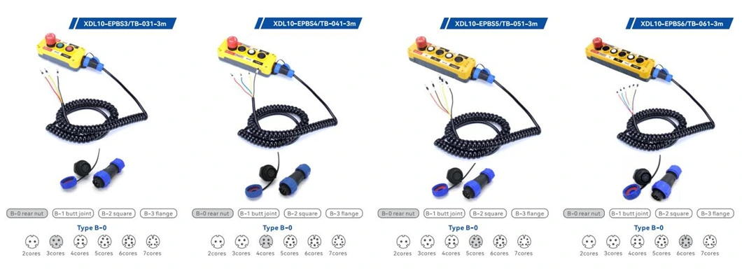 Xdl10-Epbs3/Tb 3 Button Hoist Push Button Switch Pendant Control Station